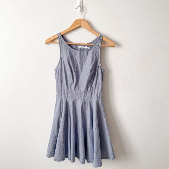 Urban Outfitters Dresses & Skirts - UO Kimchi Blue Chambray Fit & Flare Dress Sz 2